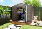 Abri de jardin avec structure de base, abri à outils, cabane de jardin, abri en acier