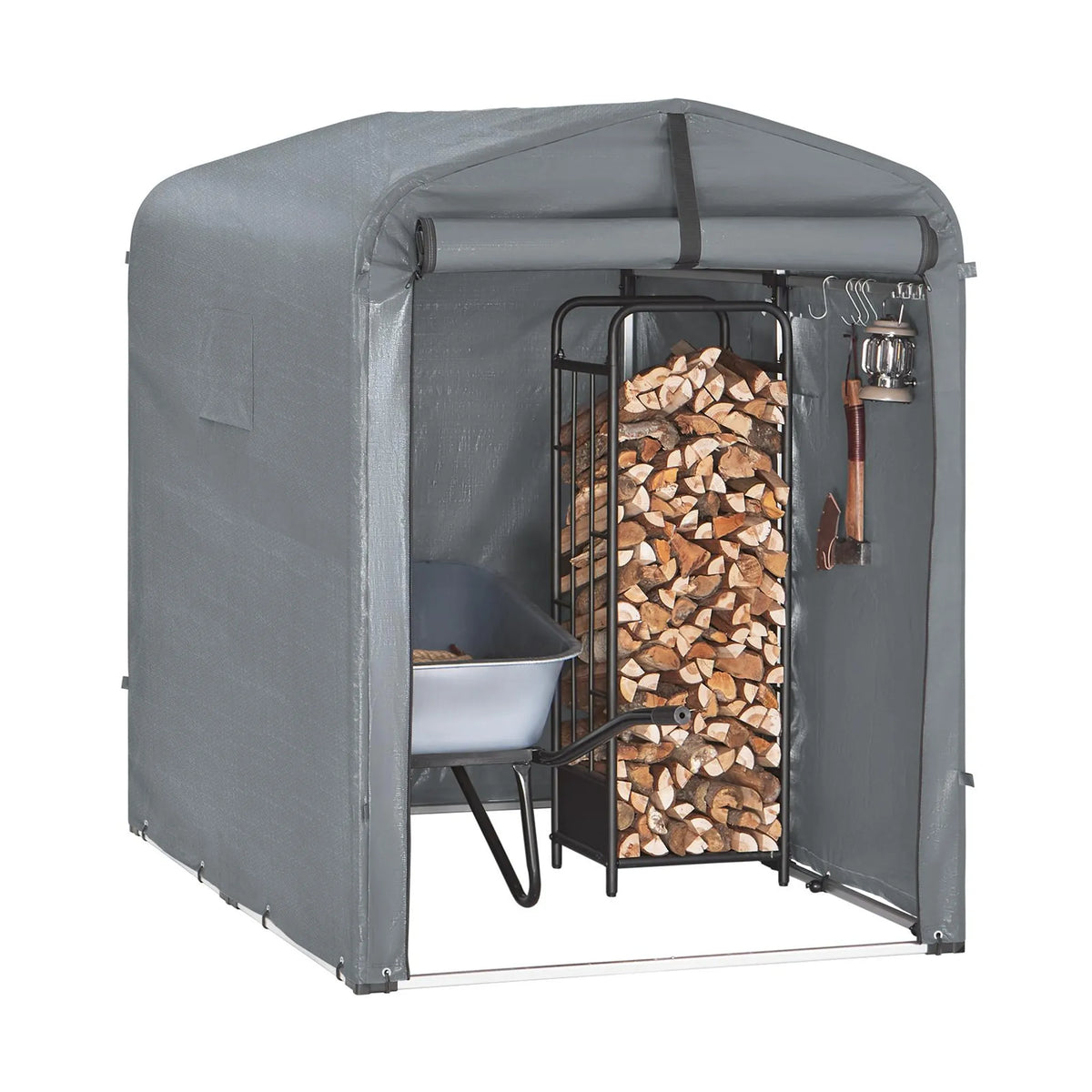 Abri à vélos résistant aux intempéries, abri de jardin, garage pour 1 à 2 vélos, tente de protection UV, abri à vélos pour la protection contre la pluie KLS11-DG